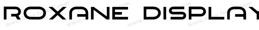 Roxane Display Bold字体转换